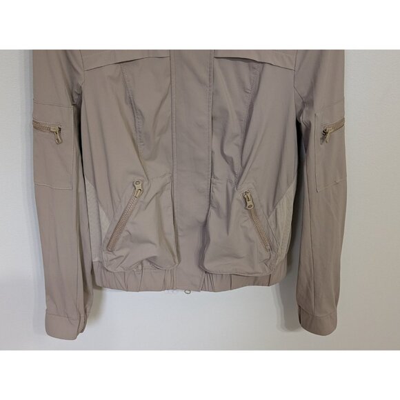 Blanc Noir Mastermind 2.0 Jacket Tan Military Hood Size S Full Zip Cargo - Picture 3 of 11